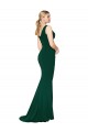 Midnight Green Mermaid High Neck Long Formal Evening Dress Canada Online