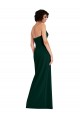 Low Back Midnight Green Sheath Strapless Long Formal Evening Dress Canada Online