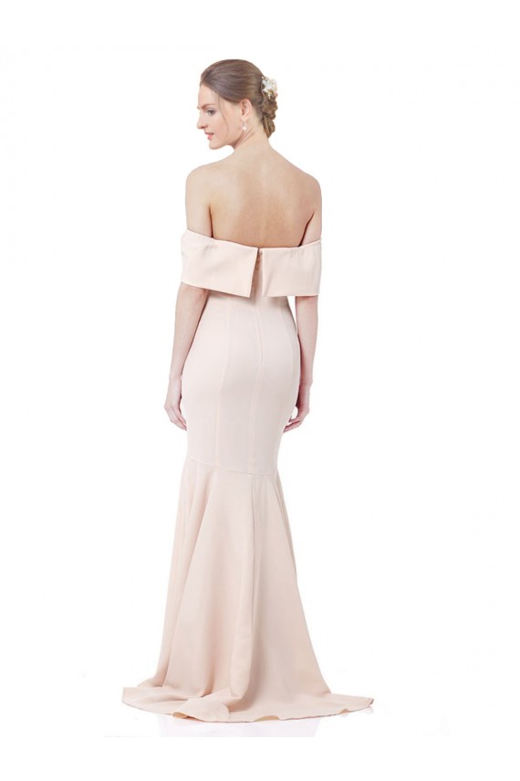 Nude Mermaid High Neck Long Formal Evening Dress Canada Online