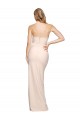 Low Back Nude Sheath Strapless Long Formal Evening Dress Canada Online