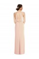 Open Back Nude Trumpet Halter Neck Long Formal Evening Dress Canada Online