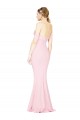 Low Back Pink A-Line Strapless Long Formal Evening Dress Canada Online