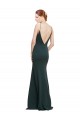 V-Back Pink A-Line V-Neck Long Formal Dress Canada Online