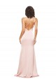 Low Back Pink Sheath One Shoulder Long Formal Evening Dress Canada Online