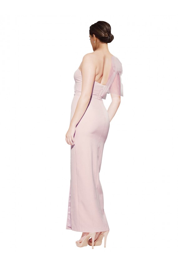 Low Back Pink Sheath Sweetheart Long Formal Evening Dress Canada Online