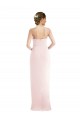 Pink Trumpet Halter Neck Long Semi Formal Evening Dress Canada Online