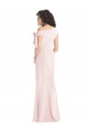 Pink Trumpet Off the Shoulder Long Formal Evening Dress Canada Online