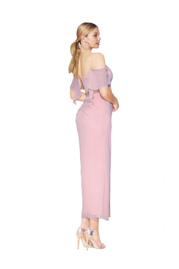 Primrose Mermaid High Neck Knee Length Formal Evening Dress Canada Online