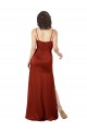Low Back Red A-Line Square Neck Long Formal Evening Dress Canada Online