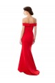 Red Mermaid High Neck Long Formal Evening Dress Canada Online