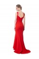 Red Mermaid High Neck Long Formal Evening Gown Canada Online