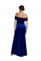 Royal Blue Mermaid Off the Shoulder Long Formal Evening Dress Canada Online