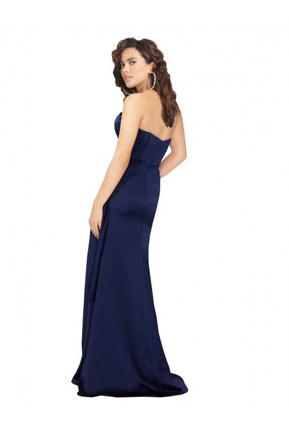 Sapphire A-Line Strapless Long Formal Evening Dress Canada Online