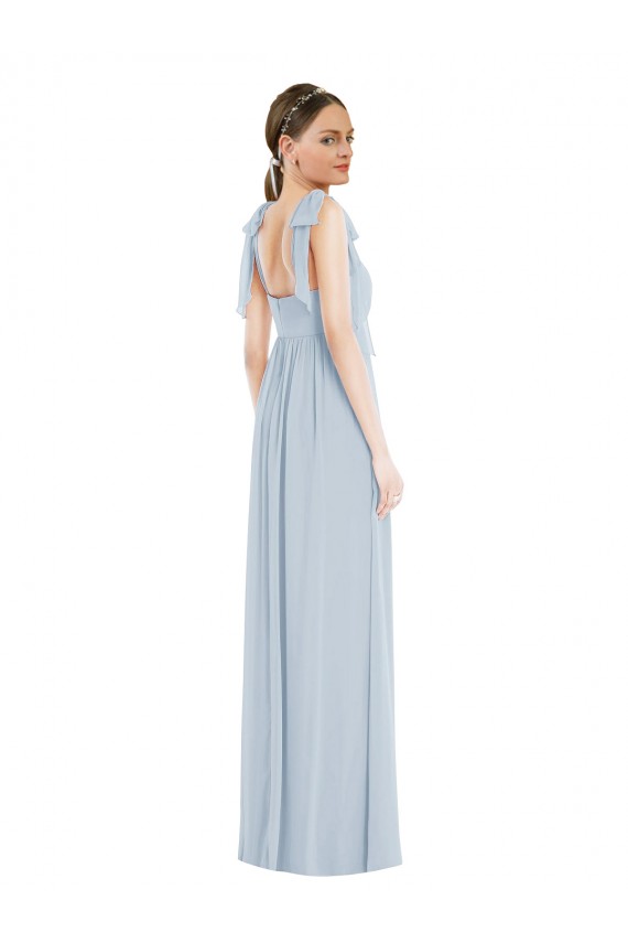 Low Back Sea Glass A-Line Sweetheart Long Semi Formal Evening Dress Canada Online