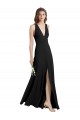 Black Sheath High Neck Long Formal Evening Dress Canada Online