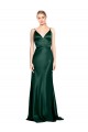 V-Back Hunter Sheath High Neck Long Formal Evening Dress Canada Online