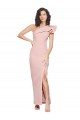 Mauve Sheath One Shoulder Long Formal Evening Dress Canada Online