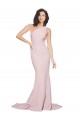 Mauve Sheath One Shoulder Sweep Train Semi Formal Evening Dress Canada Online