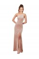 Pink Sheath One Shoulder Long Black Tie Evening Dress Canada Online