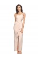 Low Back Nude Sheath Strapless Long Semi Formal Evening Dress Canada Online