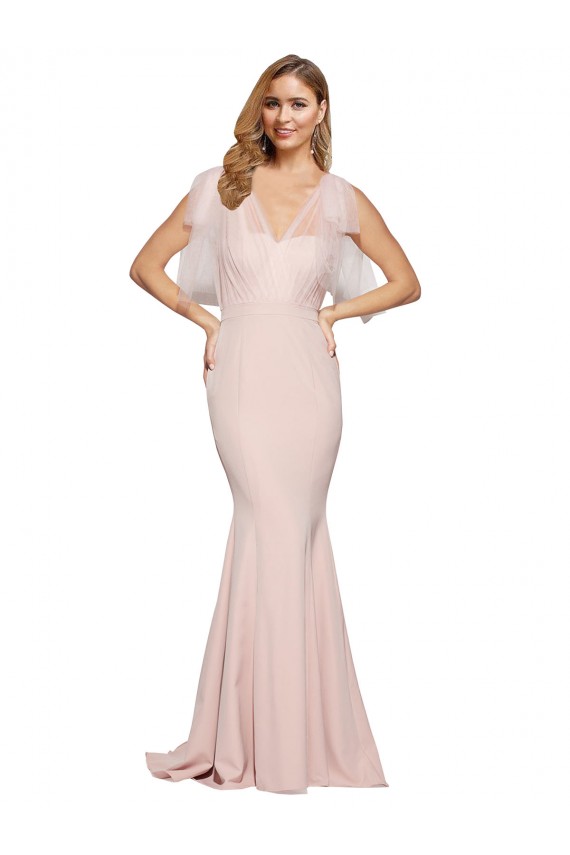 Low Back Mauve Sheath Sweetheart Long Formal Dress Canada Online