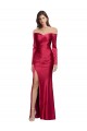 Dark Red Sheath Sweetheart Long Formal Evening Dress Canada Online