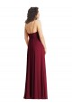 Smoke Green Trumpet V-Neck Long Formal Evening Dress Canada Online
