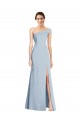 Light Sky Blue Trumpet Off the Shoulder Long Formal Evening Dress Canada Online