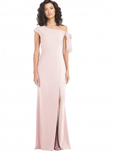 Pink Trumpet Off the Shoulder Long Formal Evening Dress Canada Online
