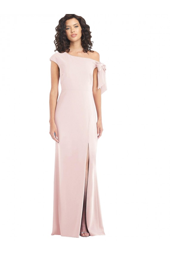 Pink Trumpet Off the Shoulder Long Formal Evening Dress Canada Online