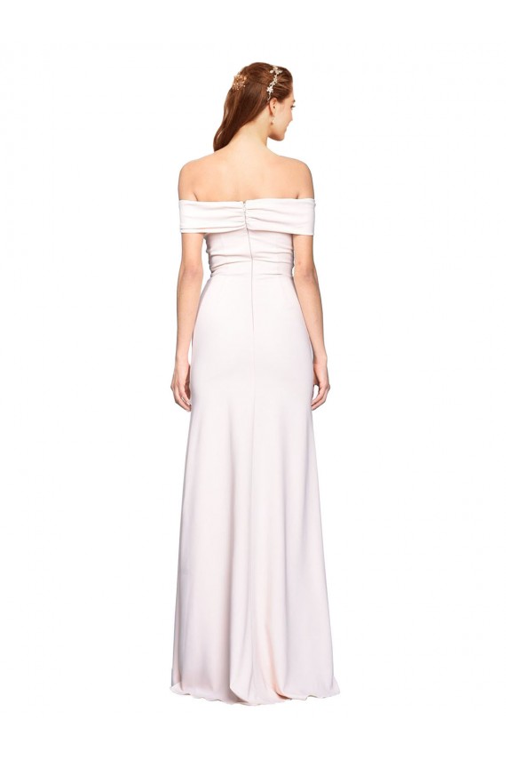 White Mermaid Off the Shoulder Long Formal Dress Canada Online
